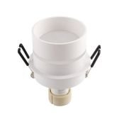 Встраиваемый светильник без лампы DENKIRS RIBE DK2404-WH GU10 белый круглый IP44