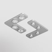 Комплект угловых соединителей TRA034CL-SC-42S профиля для натяжного потолка (2 шт)