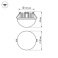 Встраиваемый светильник   5W Белый дневной  020814  LTD-80R-Opal-Sphere 220V IP40 полусфера белый Уценка!!!