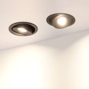 Встраиваемый светильник   9W Белый теплый 028147 CL-SIMPLE-R78-9W 45deg 220V IP20 поворотный  круглый черный