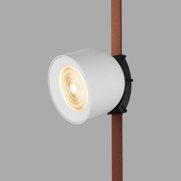 Трековый светильник  12W Белый теплый BELTY SPOT DK5541-WH+BK IP20 на шинопровод белый/черный