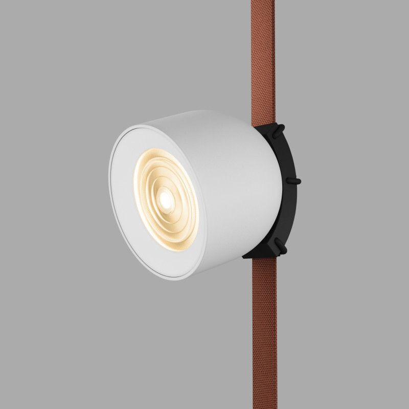 Трековый светильник  12W Белый теплый BELTY SPOT DK5541-WH+BK IP20 на шинопровод белый/черный