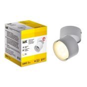 Накладной светильник без лампы IEK LIGHTING 4040 LT-USB0-4040-GX53-1-K01 GX53 цилиндр поворотный белый