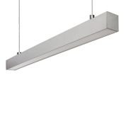 светильник  30W Белый UL-00013170 ULO-K10D 30W-5000K-L60-H SILVER 220V IP40 линейный подвесной серебристый