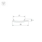 Экран STRETCH-S-20-WALL-SIDE-10m (RESPECT-ST) матовый (10м) 040819