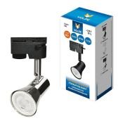 Трековый светильник однофазный под лампу GU10 UBL-Q323 NICKEL на шинопровод никель UL-00009605 Volpe