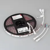 Светодиодная лента RGB 5060 12V 14W/m 60Led/метр IP67 039605 герм (PS-силиконовая экструзия) DMX-PS-B60-12mm
