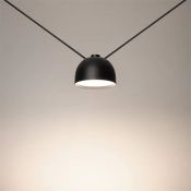 Трековый светильник   8W Белый-MIX ART-INBELT-BOWL-R140 051162 IP20 на шинопровод черный DALI