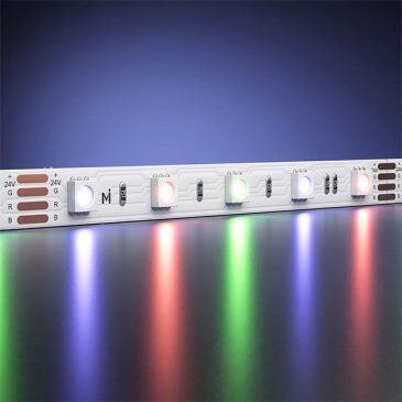 Светодиодная лента RGB 5050 24V 14.4W/m 60Led/метр 201139 Ultra IP20