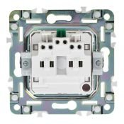 Штепсельная розетка встраиваемая IEK SKANDY 16А SK-R14-16-K01 SK-R04W с з/к без з/ш арктический белый