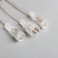 гирлянда фигурная «Сосульки рифленые» Желтый 12V прозрачная нить, 192 LED,2.5х0.3 м с эффектом стекания IP65