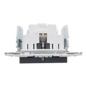 Штепсельная розетка встраиваемая IEK SKANDY 16А SK-R11-16-K53 SK-R05G с з/к без з/ш графит