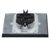Штепсельная розетка встраиваемая двойная IEK BRITE 16А BR-R26-16-44-K02-F РСбш12-3-44-БрЧ с крышкой в сборе черный IP44