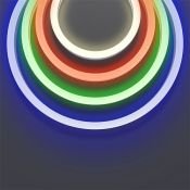 Гибкий неон   60W RGB+Белый дневной 432004 17x12 24V IP67 4000K