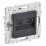 Розетка встраиваемая компьютерная двойная IEK SKANDY SK-K20-1-K48 SK-K03T RJ45 кат.5E титан