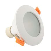 Встраиваемый светильник без лампы DENKIRS FACET DK3016-WH GU10 белый круглый IP65