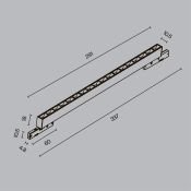 Трековый светильник 15W Белый теплый TR193-1-15W3K-M-B Точки / Points Levity 3000К чёрный