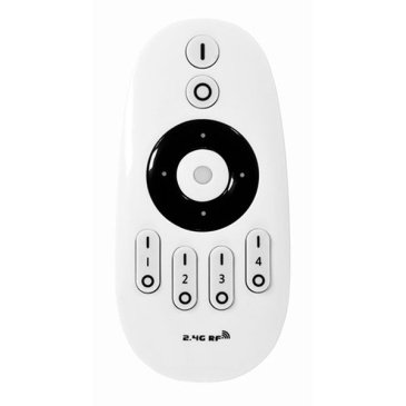 Пульт ELF-RemDimT2.4G-4zone диммера ELF T2.4G (4 зоны, 2.4G)