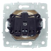 Штепсельная розетка встраиваемая IEK BRITE 16А BR-R11-16-K10 РС11-1-0-БрКр с з/к без з/ш бежевый