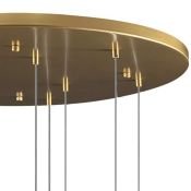 Люстра подвесная Lightstar без лампы 813092 GLOBO 9х40W E14 белый/золото