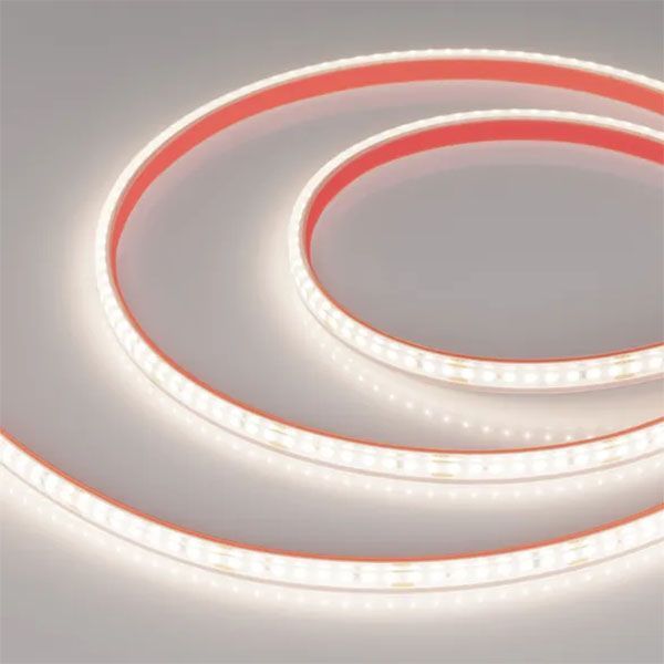 Светодиодная лента  Белый дневной DOT 24V 12W/m  160Led/метр герм (силиконовая экструзия) 051593 DOT-PFS-X160-10mm 4000K IP68