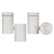 Накладной поворотный цилиндр с драйвером 022631 SP-POLO-SURFACE-TURN-R85 WHITE (1-3)