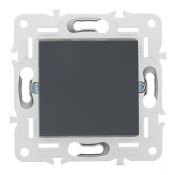 Выключатель встраиваемый одноклавишный перекрестный IEK SKANDY SK-V13-0-10-K48 SK-V03T титан
