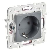 Штепсельная розетка встраиваемая IEK SKANDY 16А SK-R11-16-K03 SK-R05Gr с з/к без з/ш серый Штепсельная розетка встраиваемая IEK SKANDY 16А SK-R11-16-K03 SK-R05Gr с з/к без з/ш серый