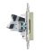 Розетка встраиваемая компьютерная IEK SKANDY SK-K10-1-K06 SK-K01G RJ45 кат.5E мятный