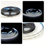 Светодиодная лента Белый 2835 12V  9.6W/m 120Led/метр LSE-258 8мм IP20