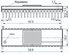 микросхема КР580ВВ79 /**8279/