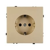 Штепсельная розетка встраиваемая Arlight SCT-NOBE-MEU1-SFPL-GD 054278 золото
