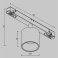 Трековый светильник  7W Белый-MIX Альфа/Alfa S Exility 50deg TR132-4-7W-DS-BS IP20 на магнитный шинопровод латунь