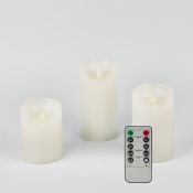 фигурка  светодиодная набор СВЕЧИ Белый теплый UL-00008623 ULD-F055 WARM WHITE RC CANDLE SET3