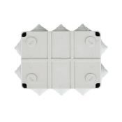 Коробка распаячная КМ41242 для открытой проводки 150х110х70мм IP55 10 гермовводов серая UKO10-150-110-070-K41-55 IEK