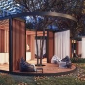 Светодиодная лента  Белый теплый 2835 24V 10W/m 140Led/метр герм (PS-силиконовая экструзия) 058508 RTW-PS-A140-7mm 2400K IP67