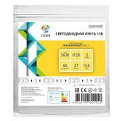 Светодиодная лента Белый теплый 5630 12V  9.6W/m 60Led/метр LSE-288 Эконом 10мм IP20 Светодиодная лента Белый теплый 5630 12V  9.6W/m 60Led/метр LSE-288 Эконом 10мм IP20