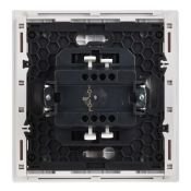 Выключатель встраиваемый одноклавишный самовозвратный IEK FORTE&PIANO 10А FP210 белый FP-V14-0-10-1-K01