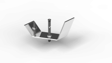 комплект профиля DesignLed с экраном LE.6332 встраиваемый ANOD