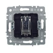 ТВ-розетка встраиваемая оконечная IEK BRITE BR-A10-O-K36 РТВ11-0-БрЖ жемчуг