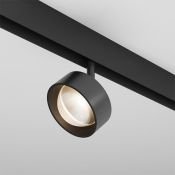 Трековый светильник 15W Белый теплый Линза/Lens Exility TR217-2-15W3K-B IP20 на магнитный шинопровод черный