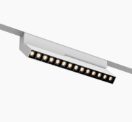 Трековый светильник   7W Белый теплый OneLine LS z (ral9003/3K/LT70/7W/10deg – 375mm/14) на магнитный шинопровод белый 0623616