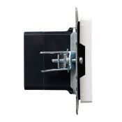 Розетка встраиваемая USB IEK BRITE A+A 3,1А BR-U21-D31-K36 РЮ10-1-БрЖ жемчуг