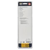 Рамка стеклянная 4 поста IEK BRITE BR-M42-G-K02 РУ-4-2-БрЧ черный