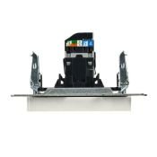 Розетка встраиваемая компьютерная IEK BRITE BR-K10-1-K01 РК10-БрБ RJ45 кат.5E белый