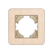Рамка металлическая 1 пост Arlight AKIRY 049683 FRM-AKIRY-AL-1-GD светлое золото