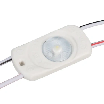 Светодиодный модуль герм. 1led Белый теплый 2835 12V линейный с линзой 029630(1) CRAFT-2835-1-12V