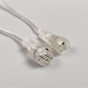гирлянда фигурная «Сосульки» 12V Белый теплый, прозрачная нить, 288 LED, 2.5х0.5 м с эффектом стекания IP65