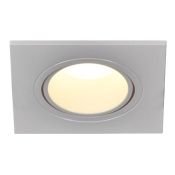 Встраиваемый светильник без лампы IEK LIGHTING 4101 LT-UVB0-4101-GU05-1-K01 GU5.3 поворотный белый квадратный