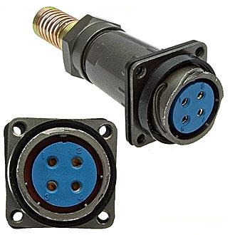 Розетка FQ24- 4pin ZPK-12 блочно-кабельная